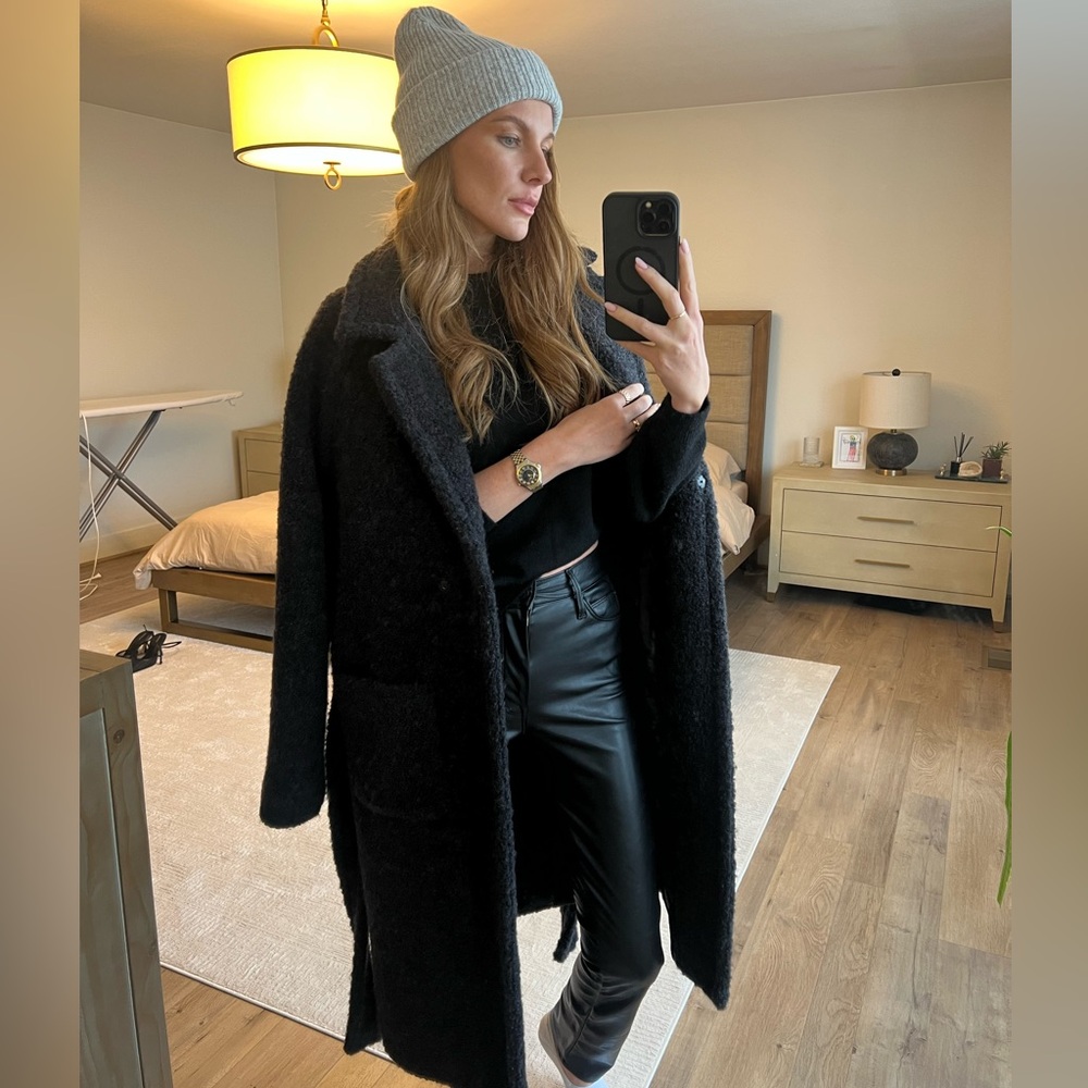 Ganni Boucle Coat 38